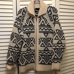 Heavy lambswool outerwear sweater from J Crew